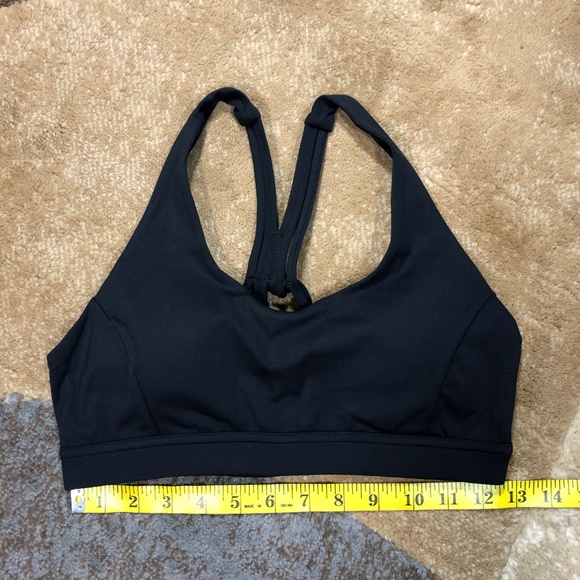 Women’s Black Workout Sports Bra, Size Medium - Picture 7 of 7